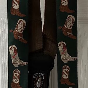 Beautiful Silk Cowboy Boot Braces (Suspenders) Unique Design